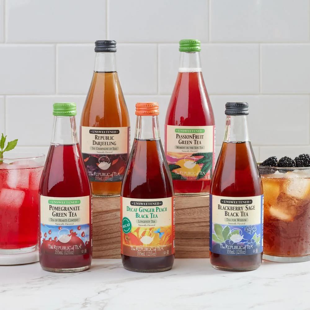 12 oz Glass Bottled Iced Tea Sampler Case - Image 2