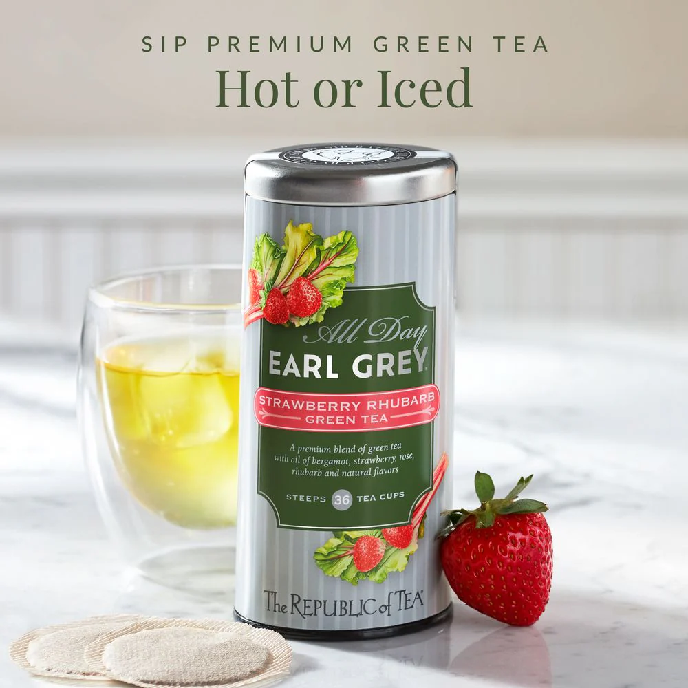 All Day Earl Grey® Strawberry Rhubarb Green Tea - Image 4