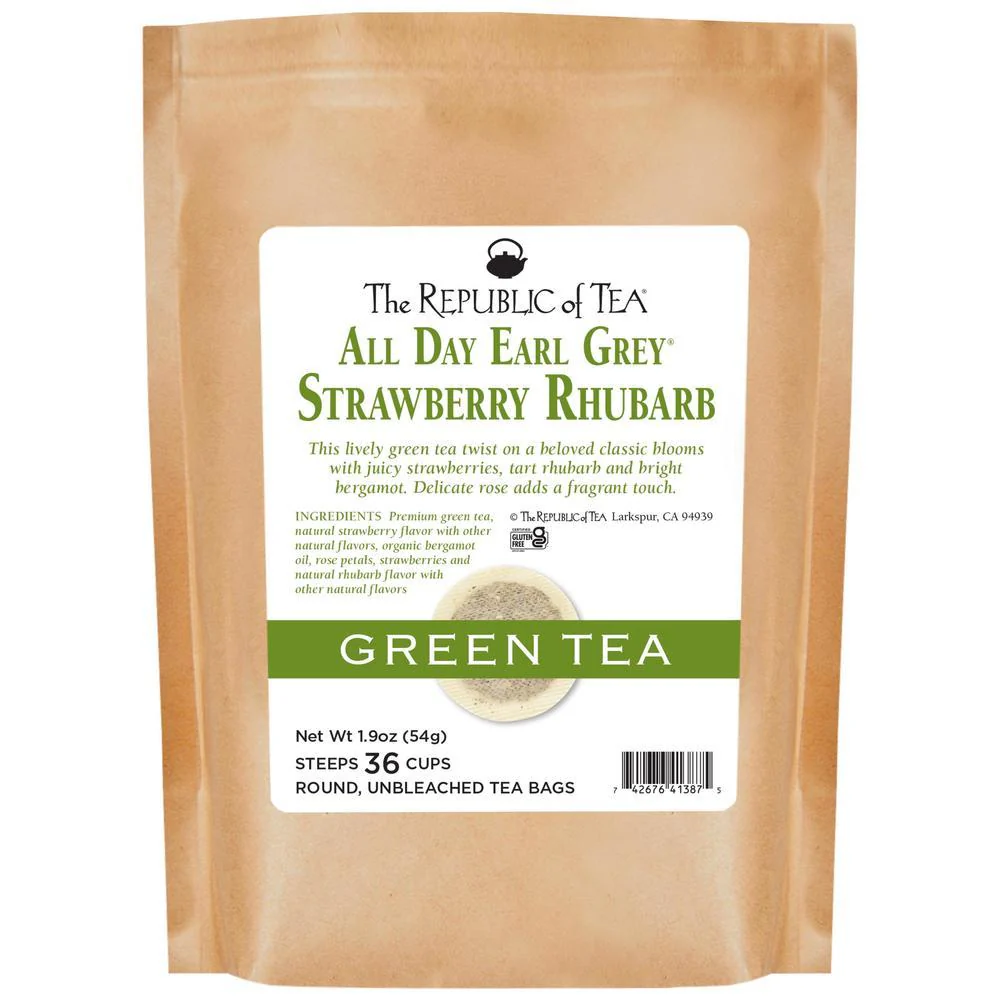All Day Earl Grey® Strawberry Rhubarb Green Tea - Image 9