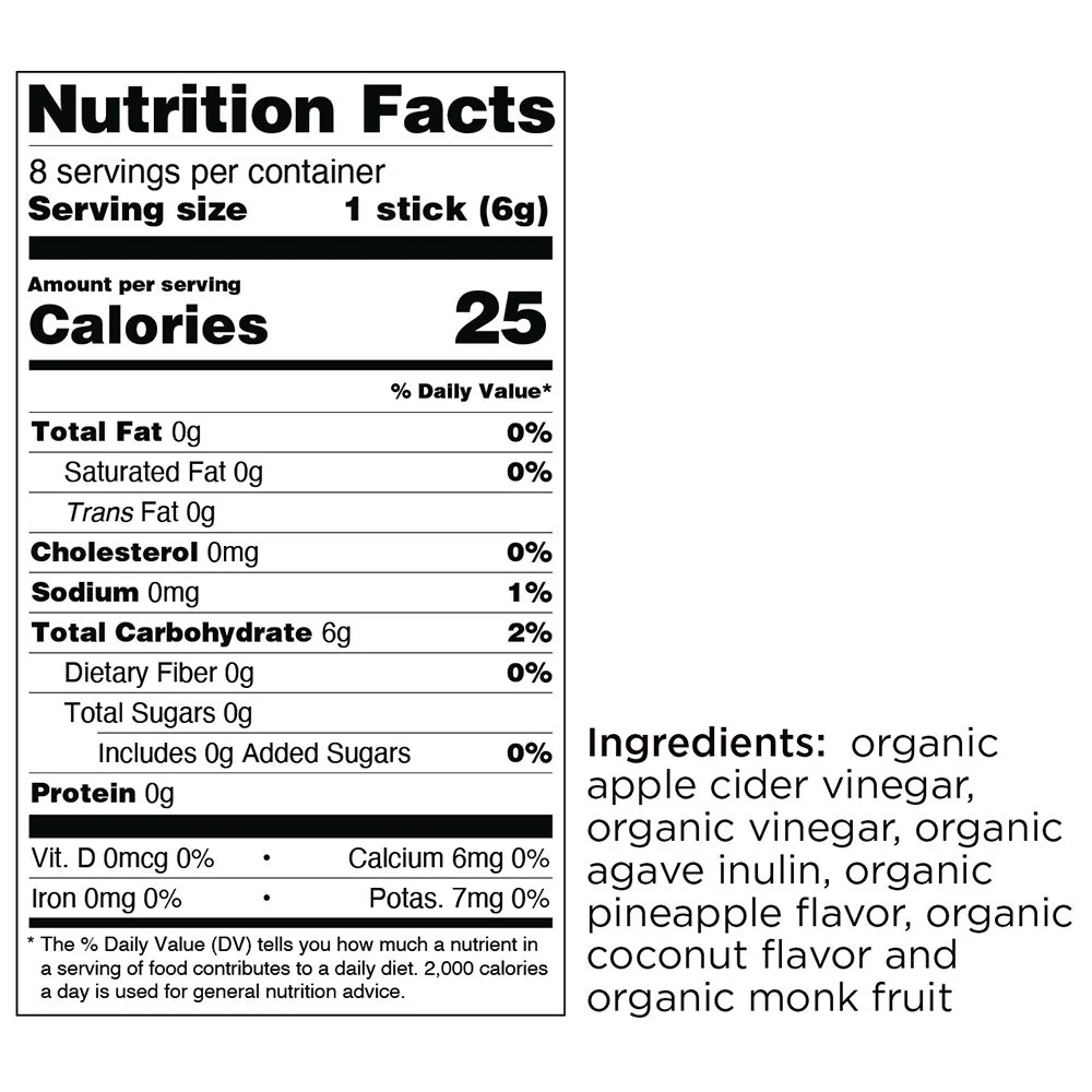 Apple Cider Vinegar Pineapple Coconut Single SipsĀ® - Image 4