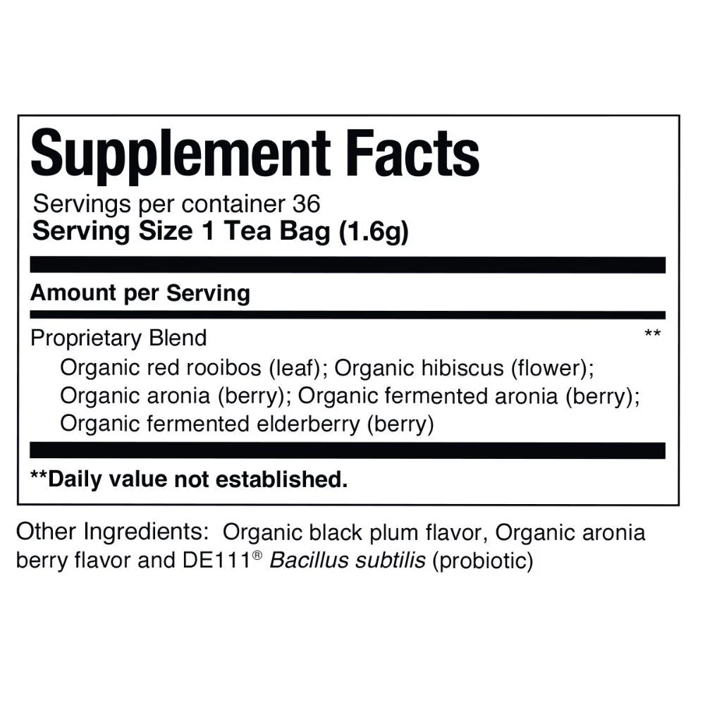 Organic Aronia Elderberry Rooibos SuperDigest Tea® - Image 5