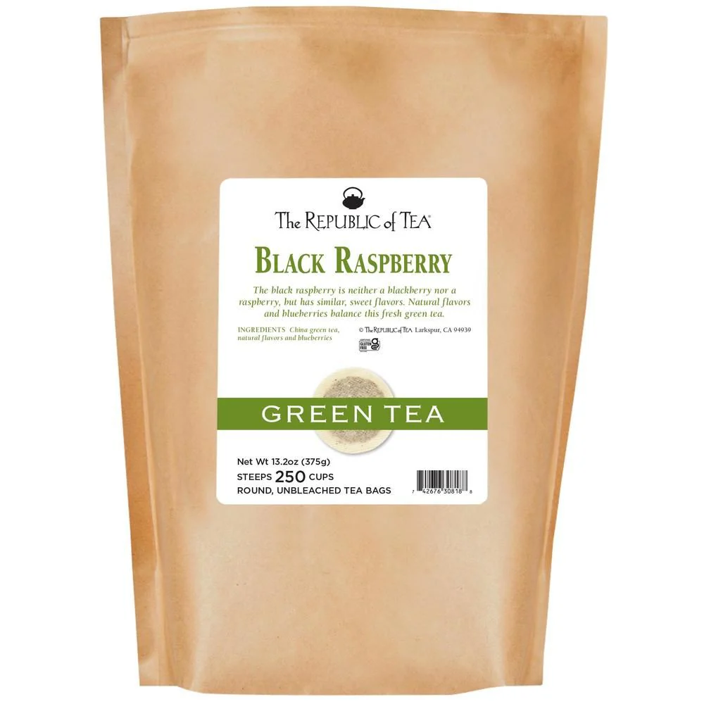 Black Raspberry Green Tea Bags - Image 3