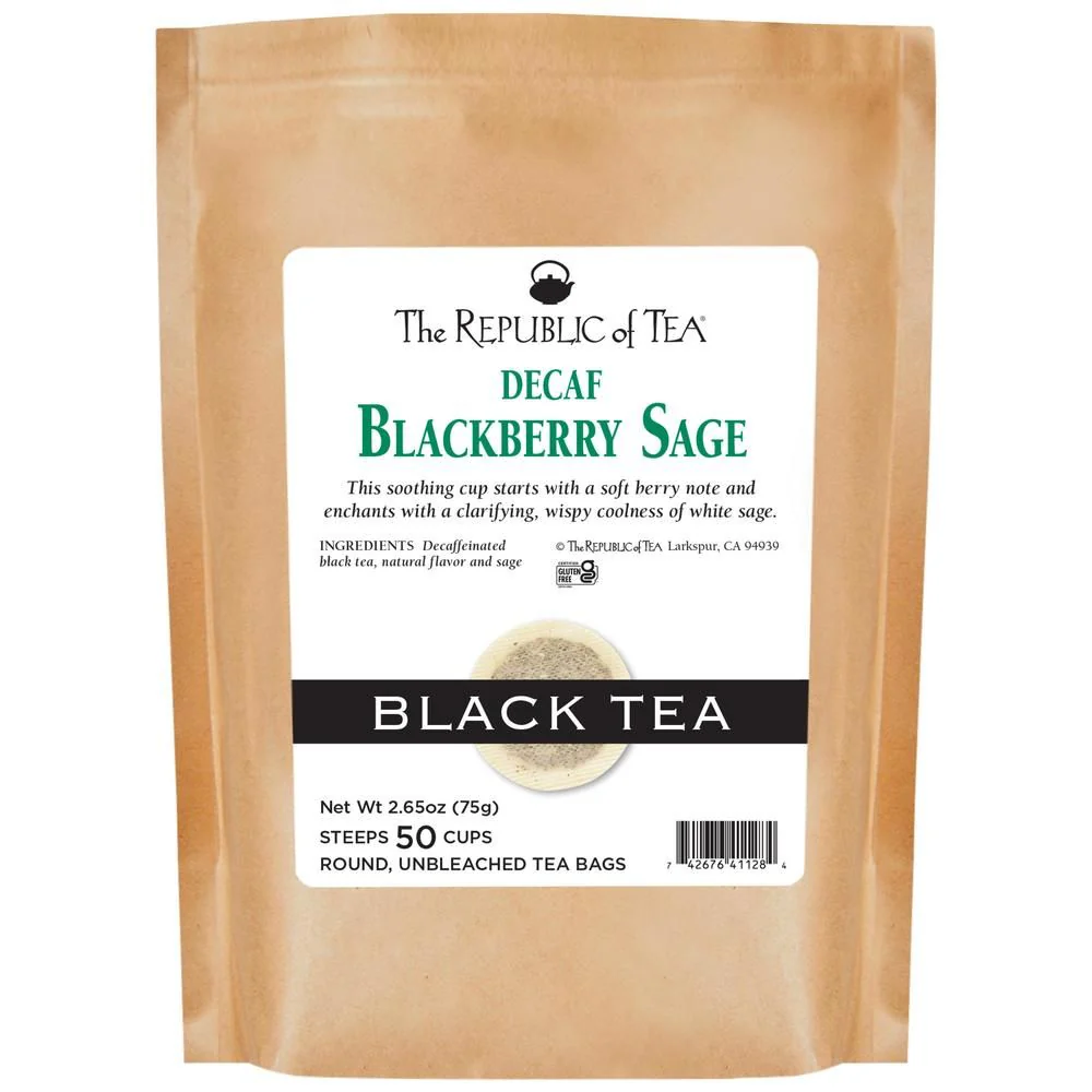 Decaf Blackberry Sage Black Tea Bags - Image 9