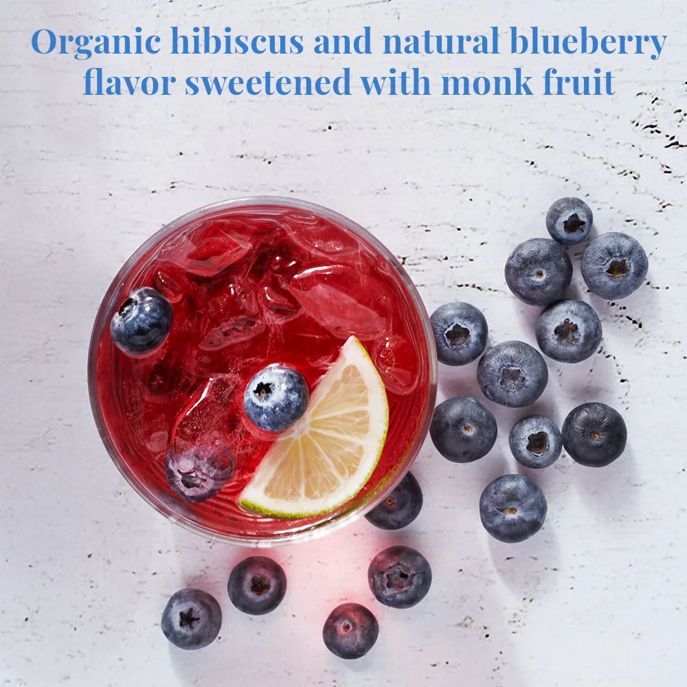 Blueberry Hibiscus Iced Tea - Image 4