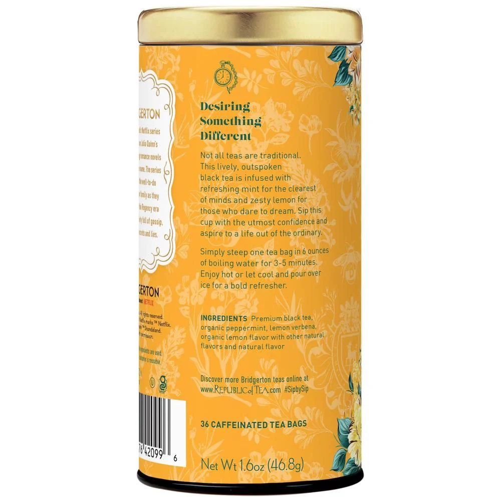 Bridgerton Eloise Lemon Mint Black Tea - Image 10