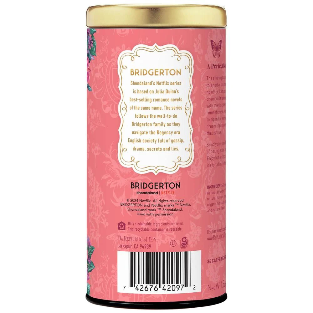 Bridgerton Francesca Rose Chamomile Tea - Image 9