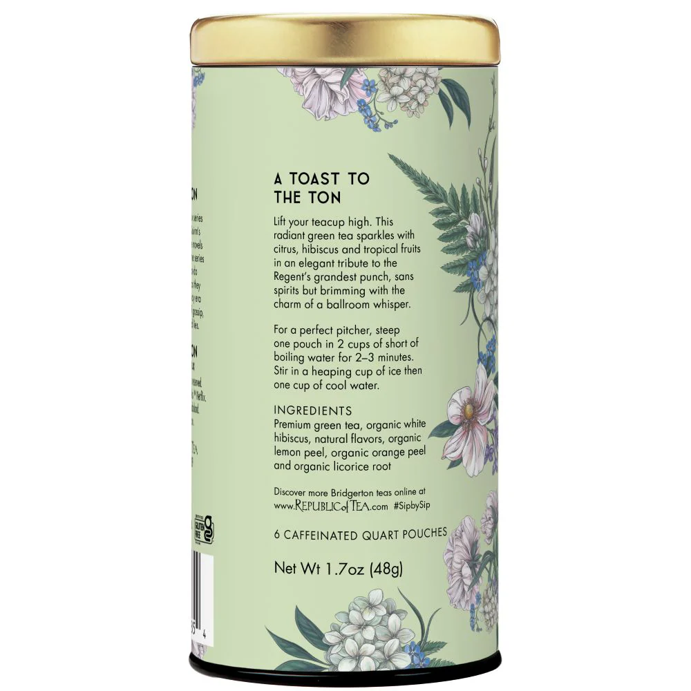 Bridgerton Queen Charlotte & Lady Danbury Regency Punch Iced Green Tea - Image 3