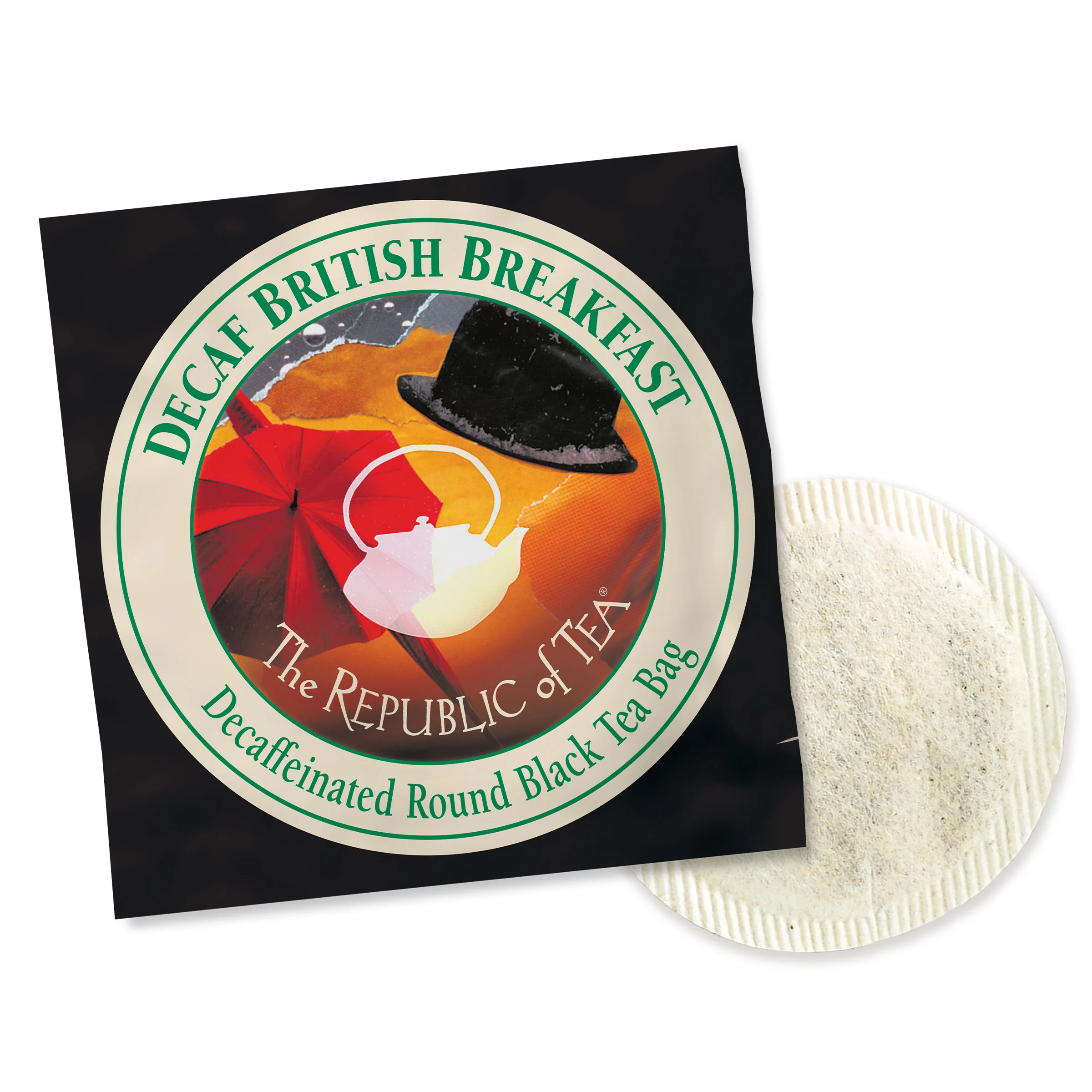 British Breakfast Decaf Black Tea Single Overwrap
