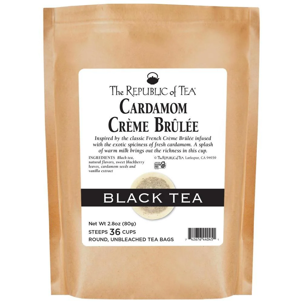 Cardamom Crème Brûlée Black Tea Bags