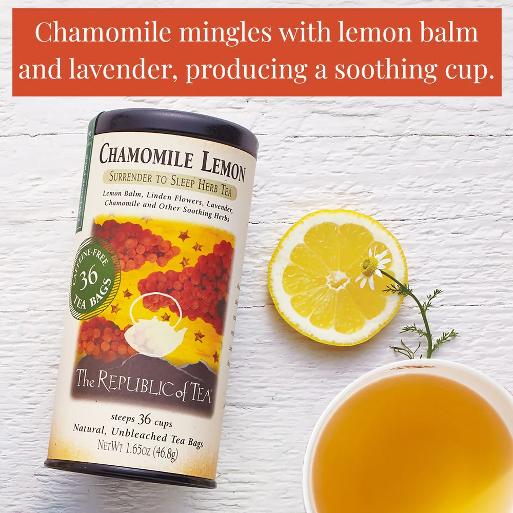 Chamomile Lemon Herbal Tea Bags - Image 3