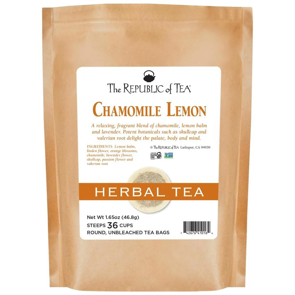 Chamomile Lemon Herbal Tea Bags - Image 8