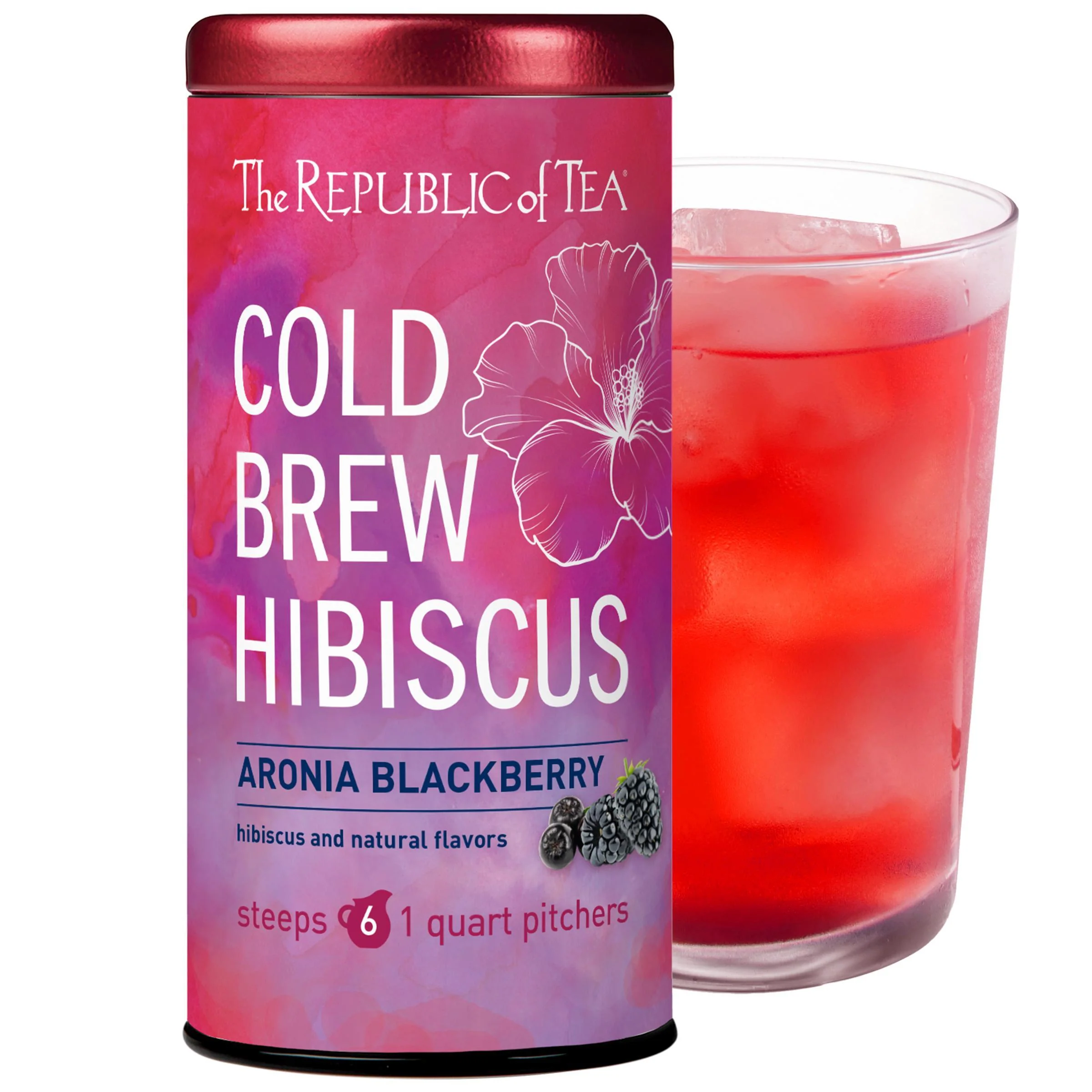 Cold Brew Hibiscus Aronia Blackberry Iced Tea Pouches - Image 2