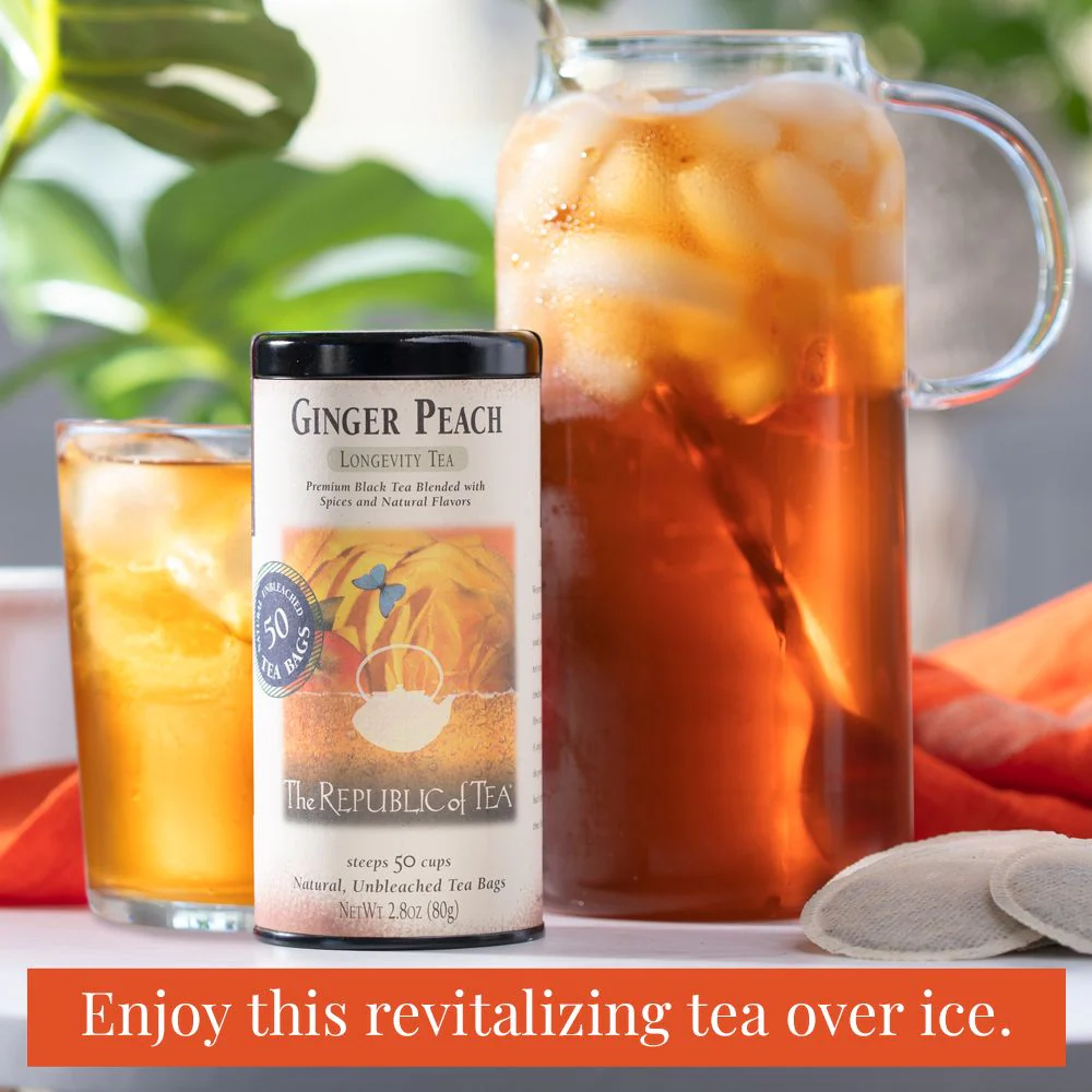 Ginger Peach Black Tea Bags - Image 5