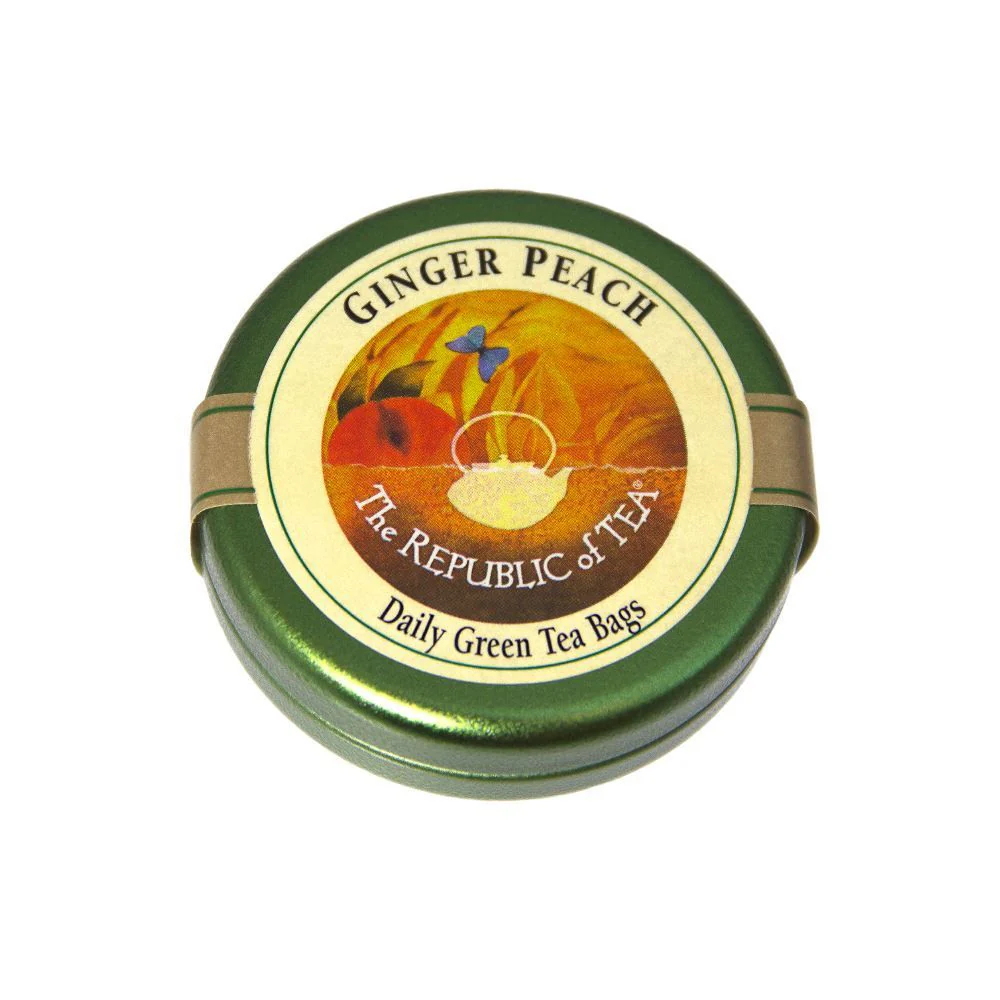 Ginger Peach Green Tea Bags - Image 5