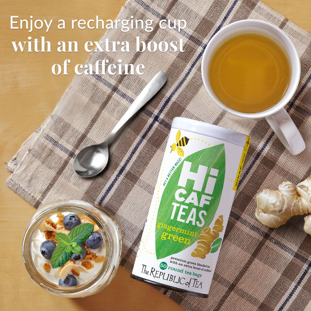 HiCAF® Gingermint Green Tea Bags - Image 3