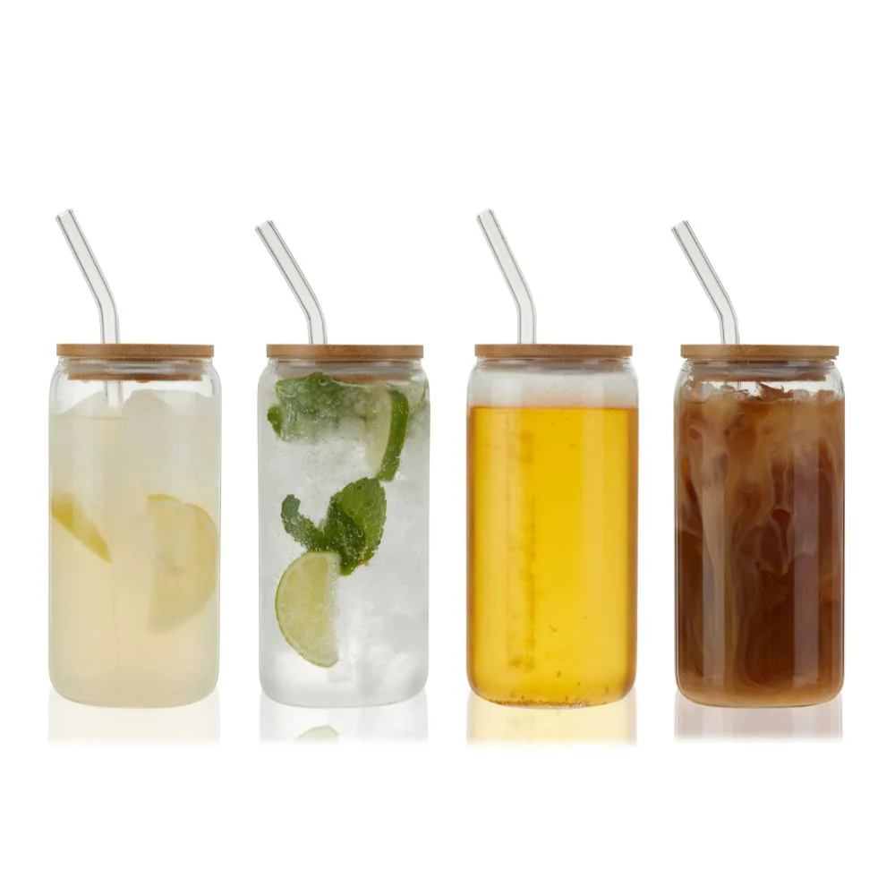 Glass and Bamboo To-Go Tumbler (4 Pack) - Image 2
