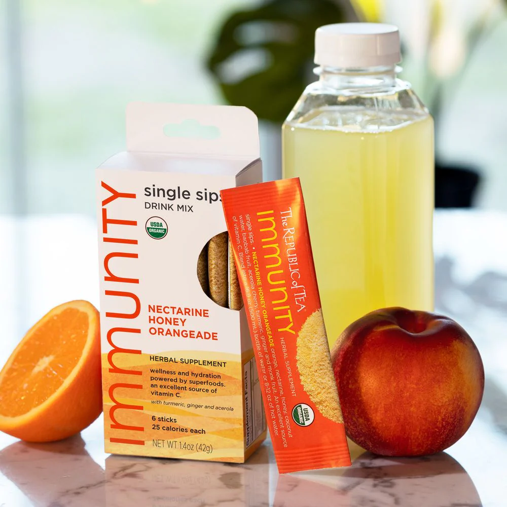 Immunity Nectarine Honey Orangeade Single Sips® - Image 2