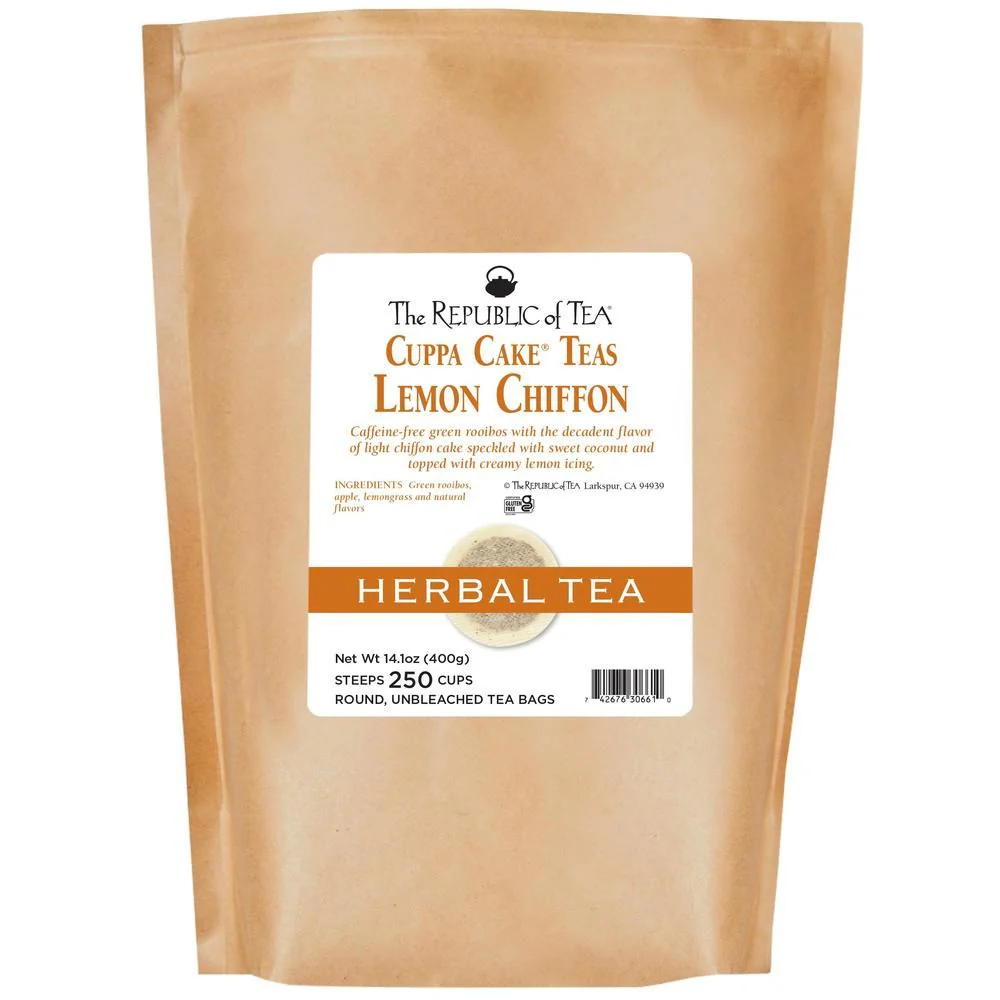 Lemon Chiffon Cuppa CakeĀ® Tea Bags - Image 3