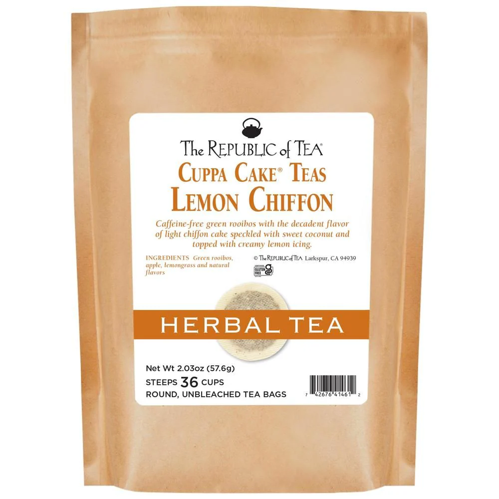 Lemon Chiffon Cuppa CakeĀ® Tea Bags - Image 4