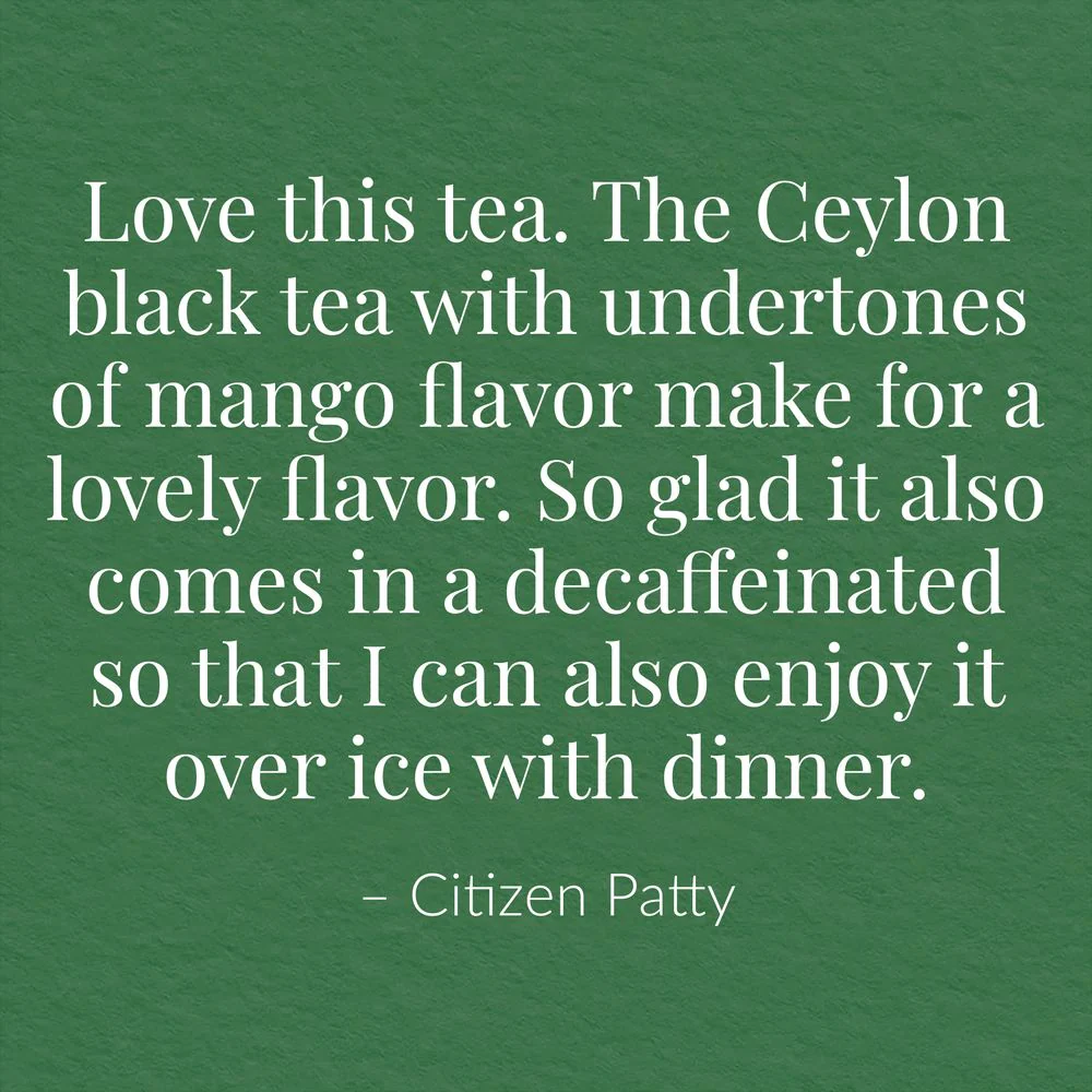 Decaf Mango Ceylon Black Tea Bags - Image 7
