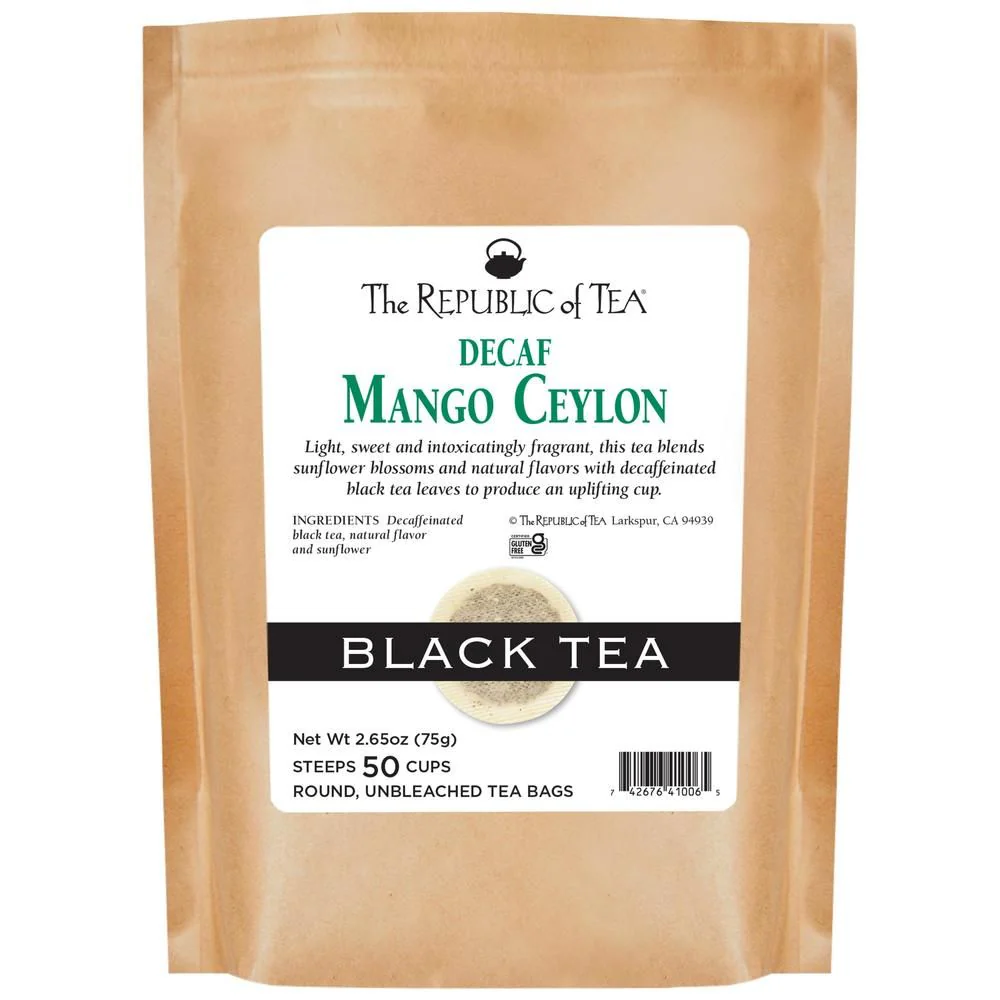 Decaf Mango Ceylon Black Tea Bags - Image 8