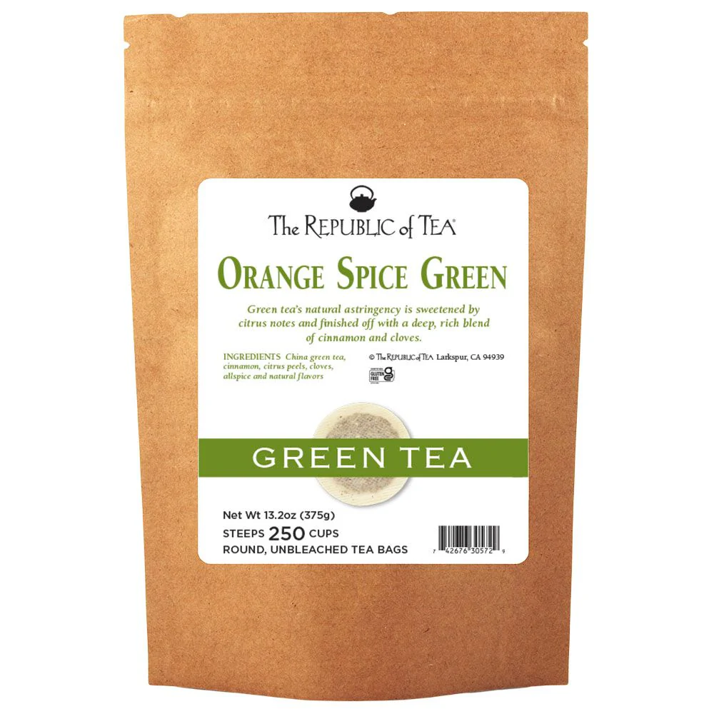 Orange Spice Green Tea Bags - Image 3