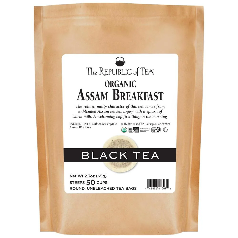 Organic Assam Breakfast Black Tea Bags - Image 3