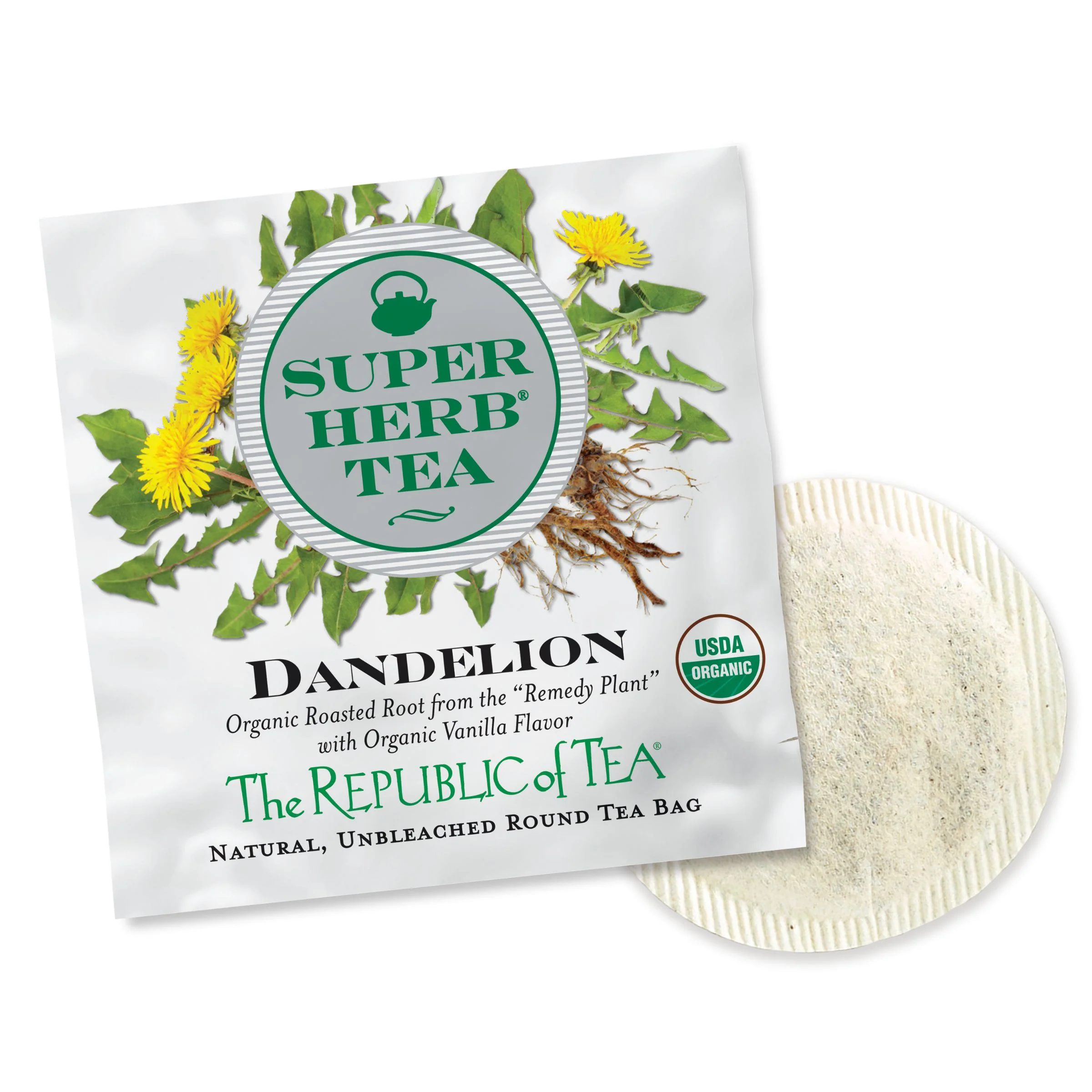 Organic Dandelion SuperHerb® Tea Single Overwrap