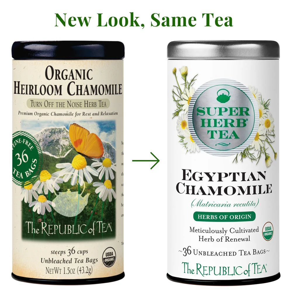 Organic Egyptian Chamomile SuperHerbĀ® Herbs of Origin Tea Bags - Image 2