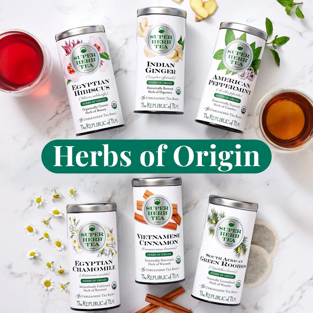 Organic Egyptian Chamomile SuperHerbĀ® Herbs of Origin Tea Bags - Image 6