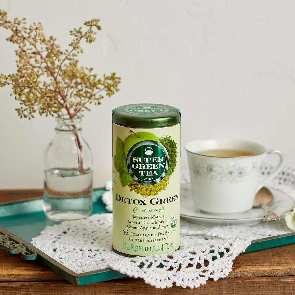 Organic Detox Green SuperGreen Tea Bags - Image 5
