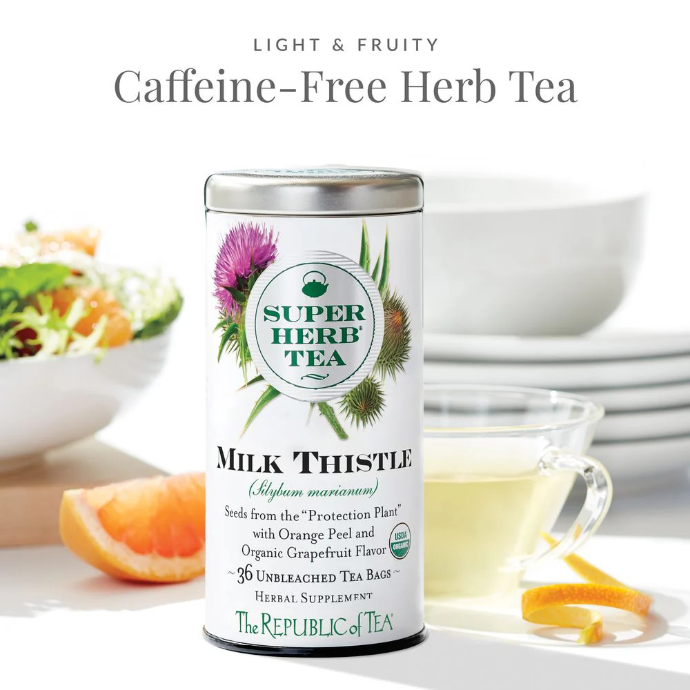 Organic Milk Thistle SuperHerbĀ® Tea Bags - Image 2