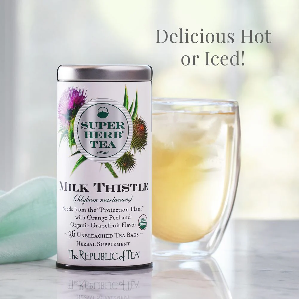 Organic Milk Thistle SuperHerbĀ® Tea Bags - Image 3