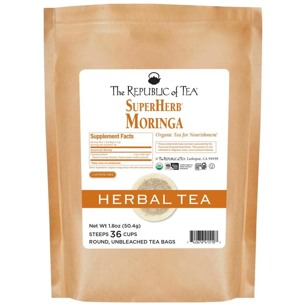 Organic Moringa SuperHerb® Tea Bags - Image 9