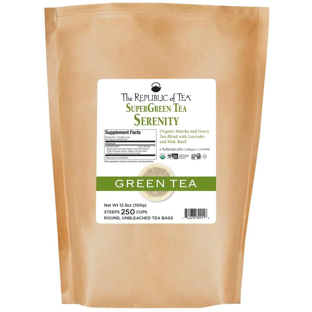 Organic Serenity SuperGreen Tea Bags - Image 6