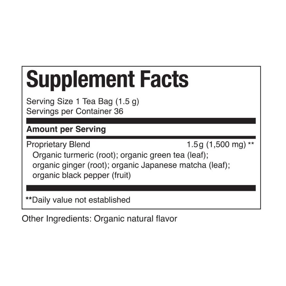 Organic Digestion SuperGreen Tea Bags - Image 2