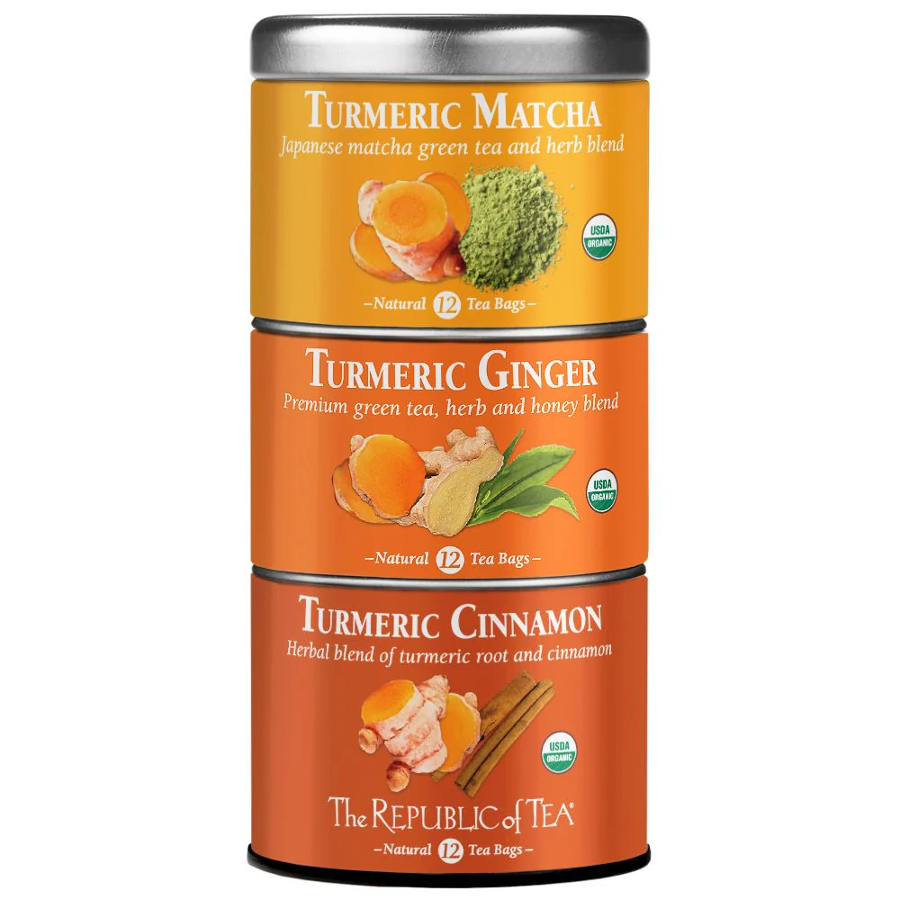 Organic Turmeric Stackable Tea Tin