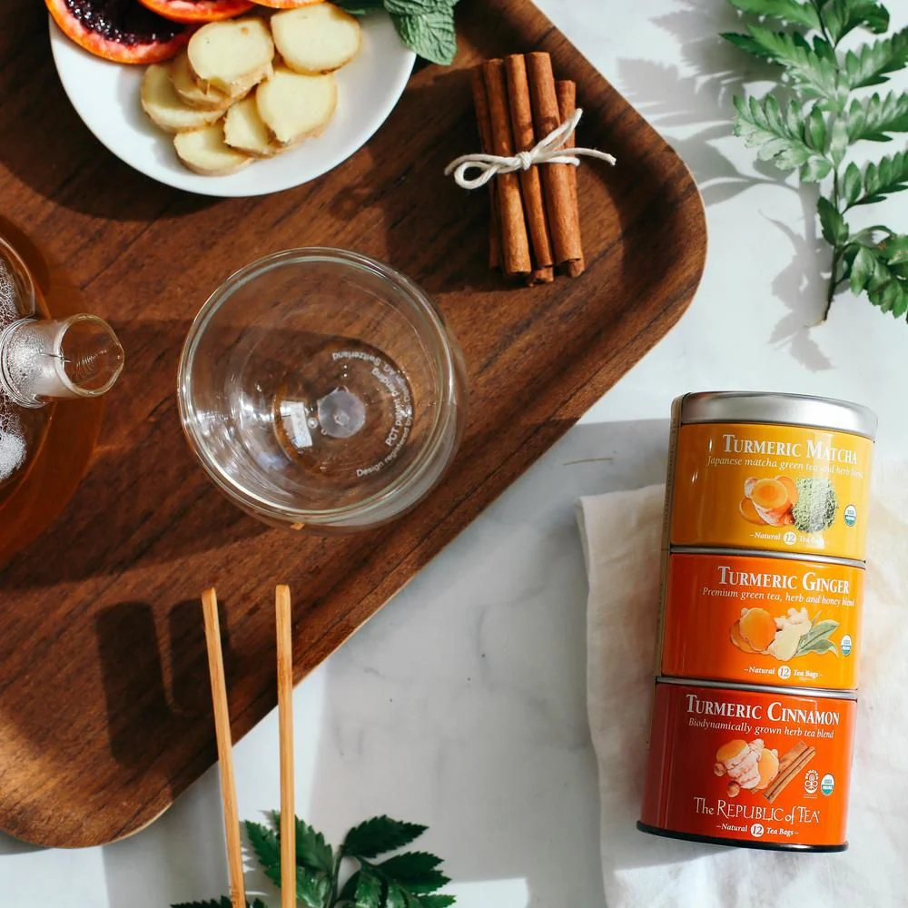 Organic Turmeric Stackable Tea Tin - Image 4