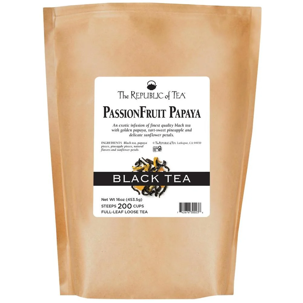 PassionFruit Papaya Black Full-Leaf Tea - Image 4