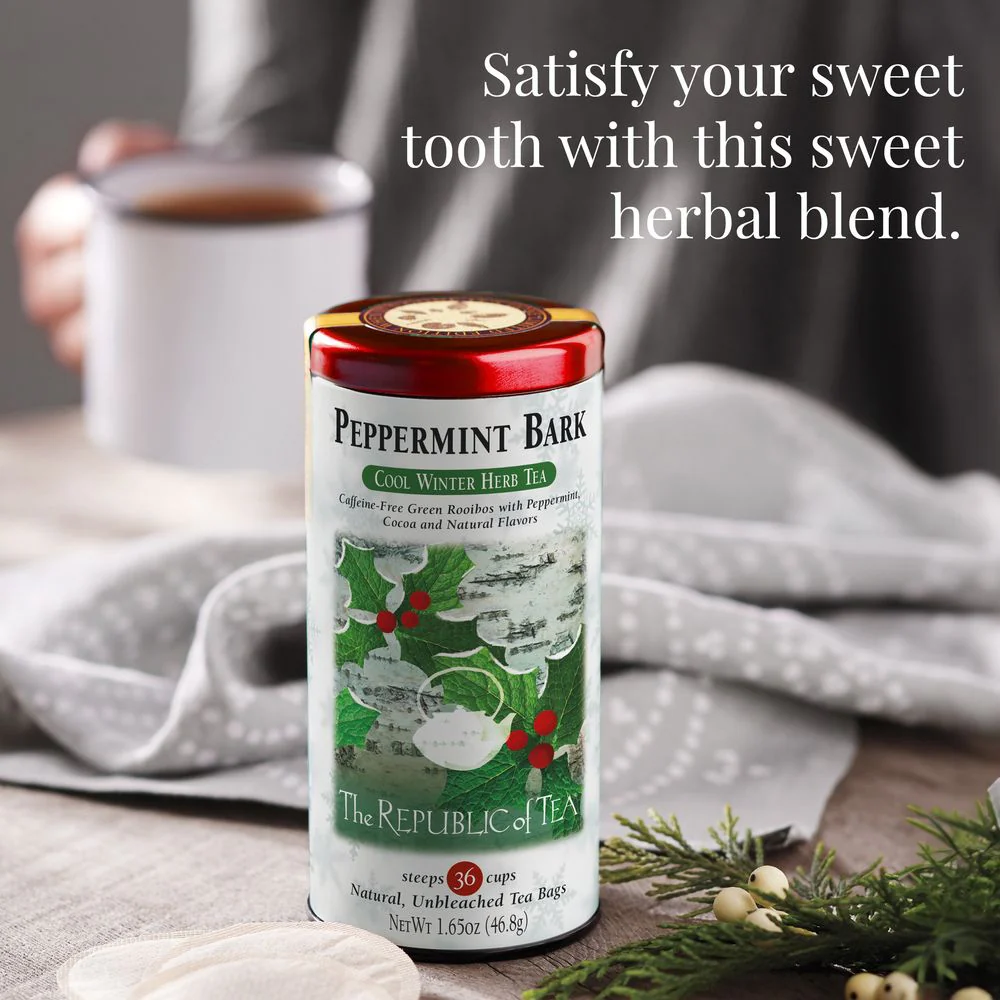 Peppermint Bark Herb Tea Bags - Image 3