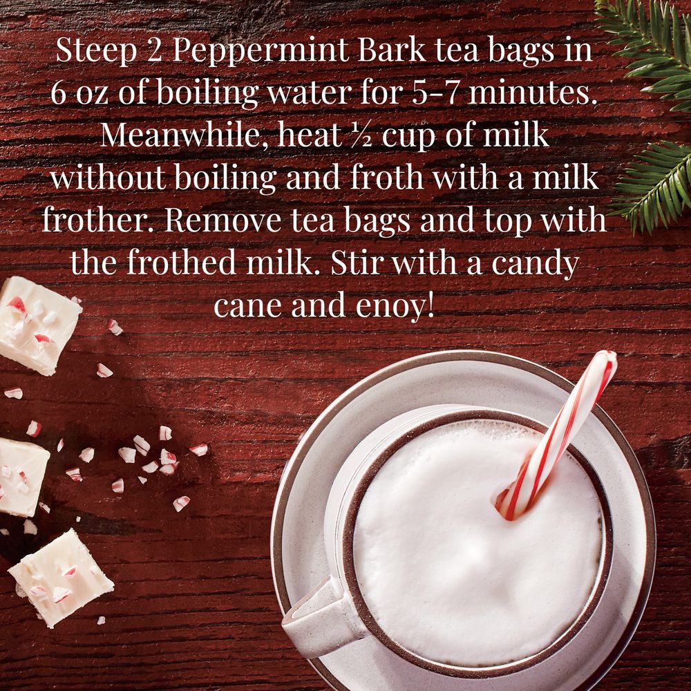 Peppermint Bark Herb Tea Bags - Image 4