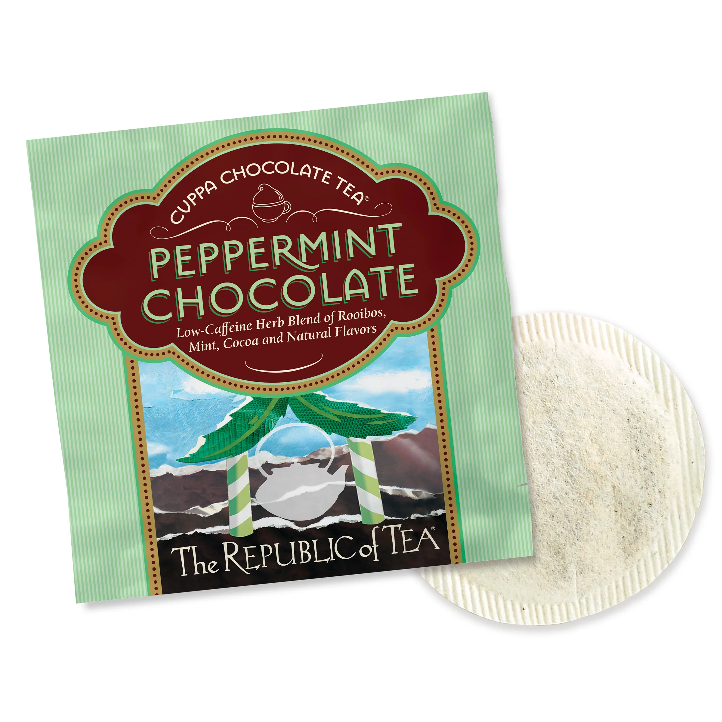 Peppermint Chocolate Red Rooibos Single Overwrap