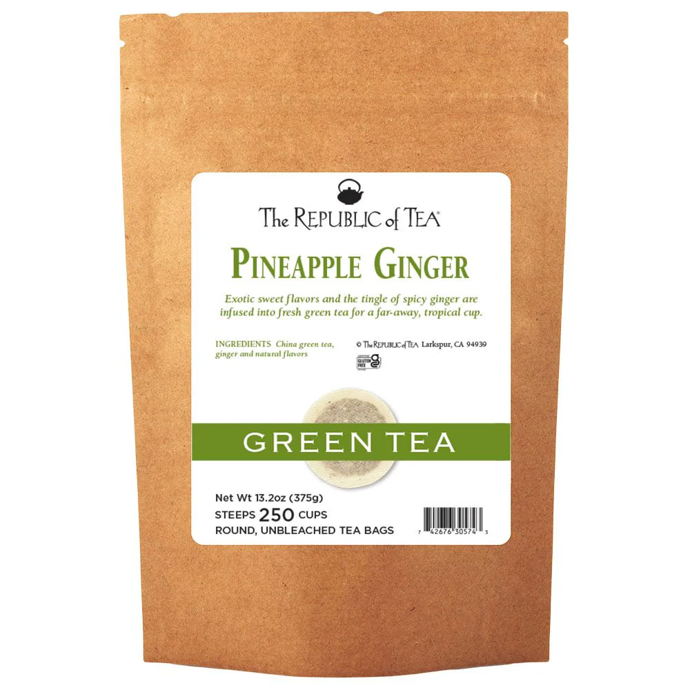 Pineapple Ginger Green Tea Bags - Image 4