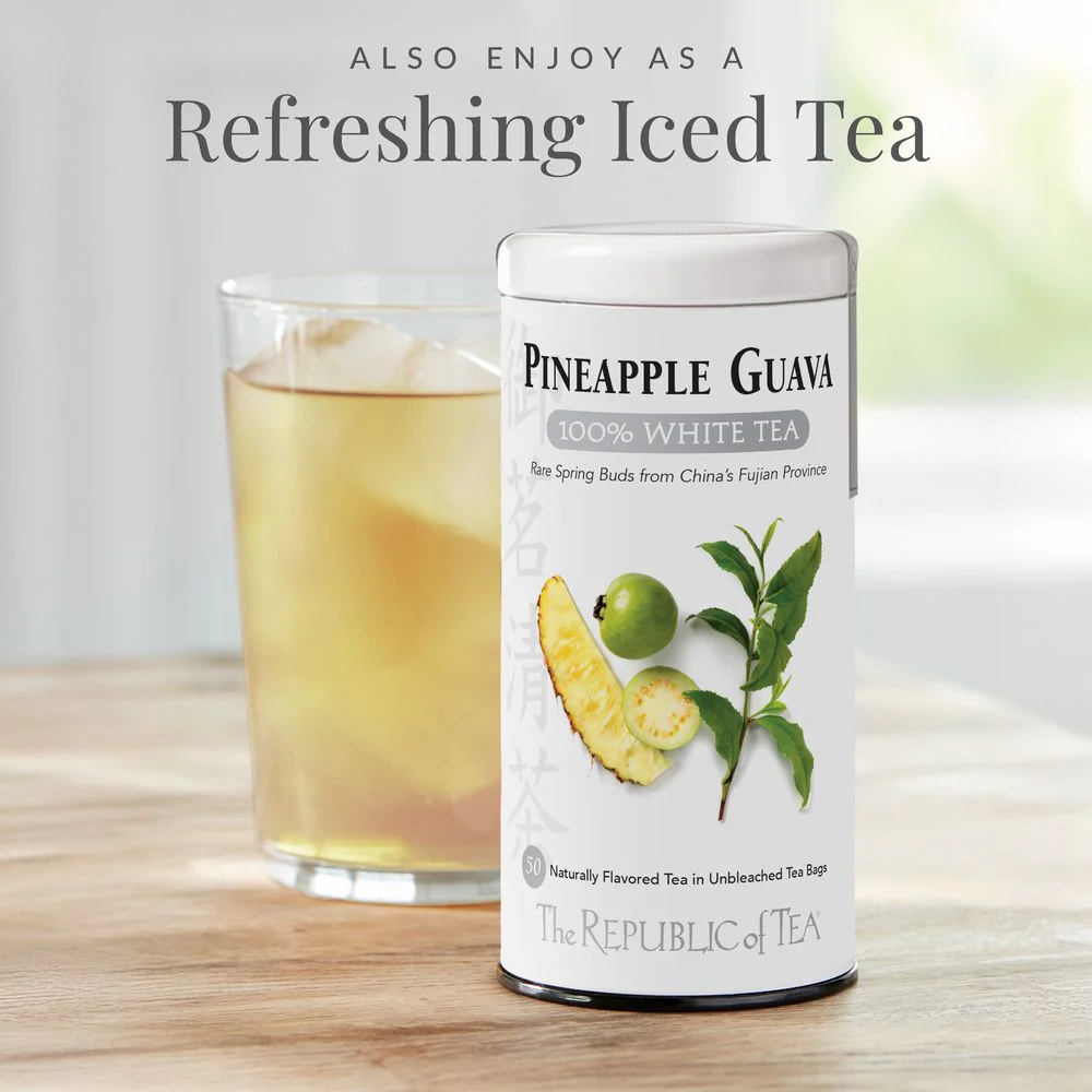 Pineapple Guava 100% White Tea Bags - Image 4