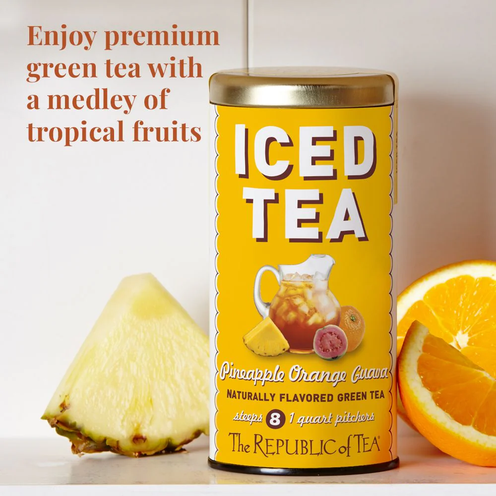 Pineapple Orange Guava Green Tea Large Iced Tea Pouches - Image 3