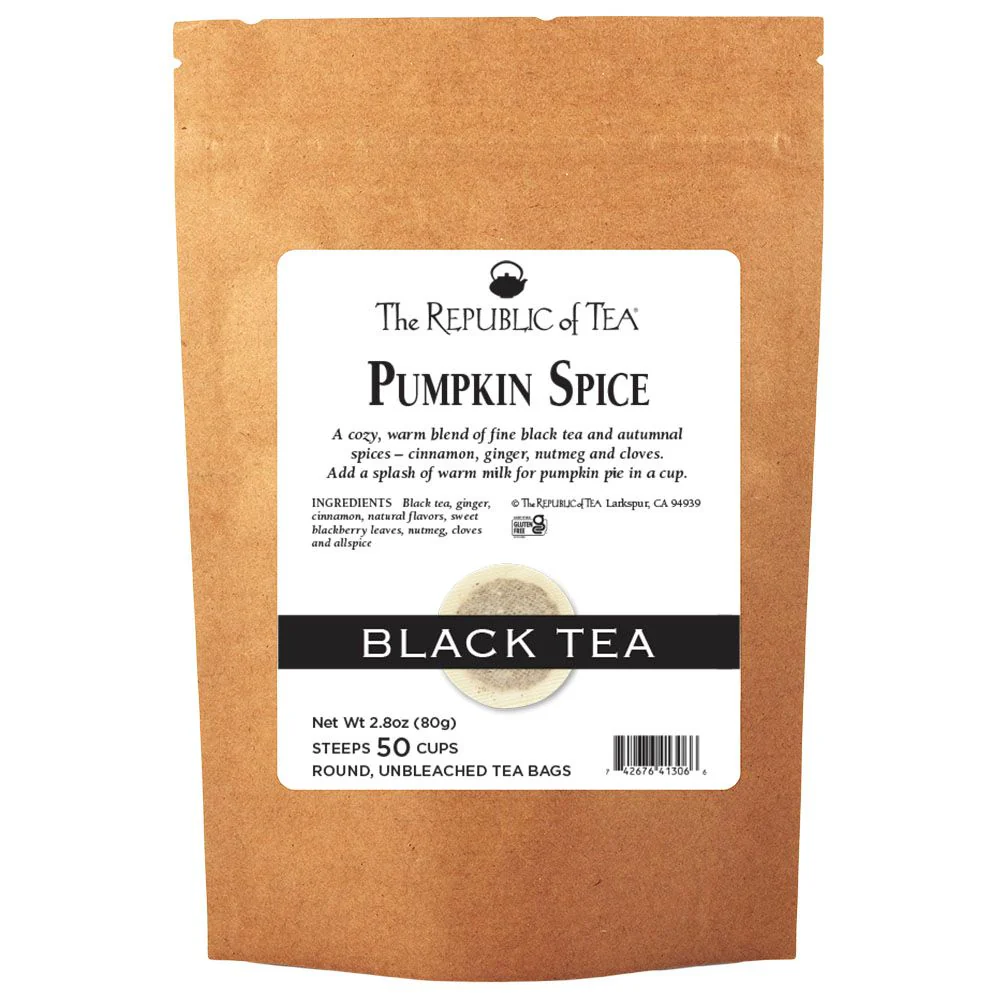 Pumpkin Spice Black Tea Bags - Image 8