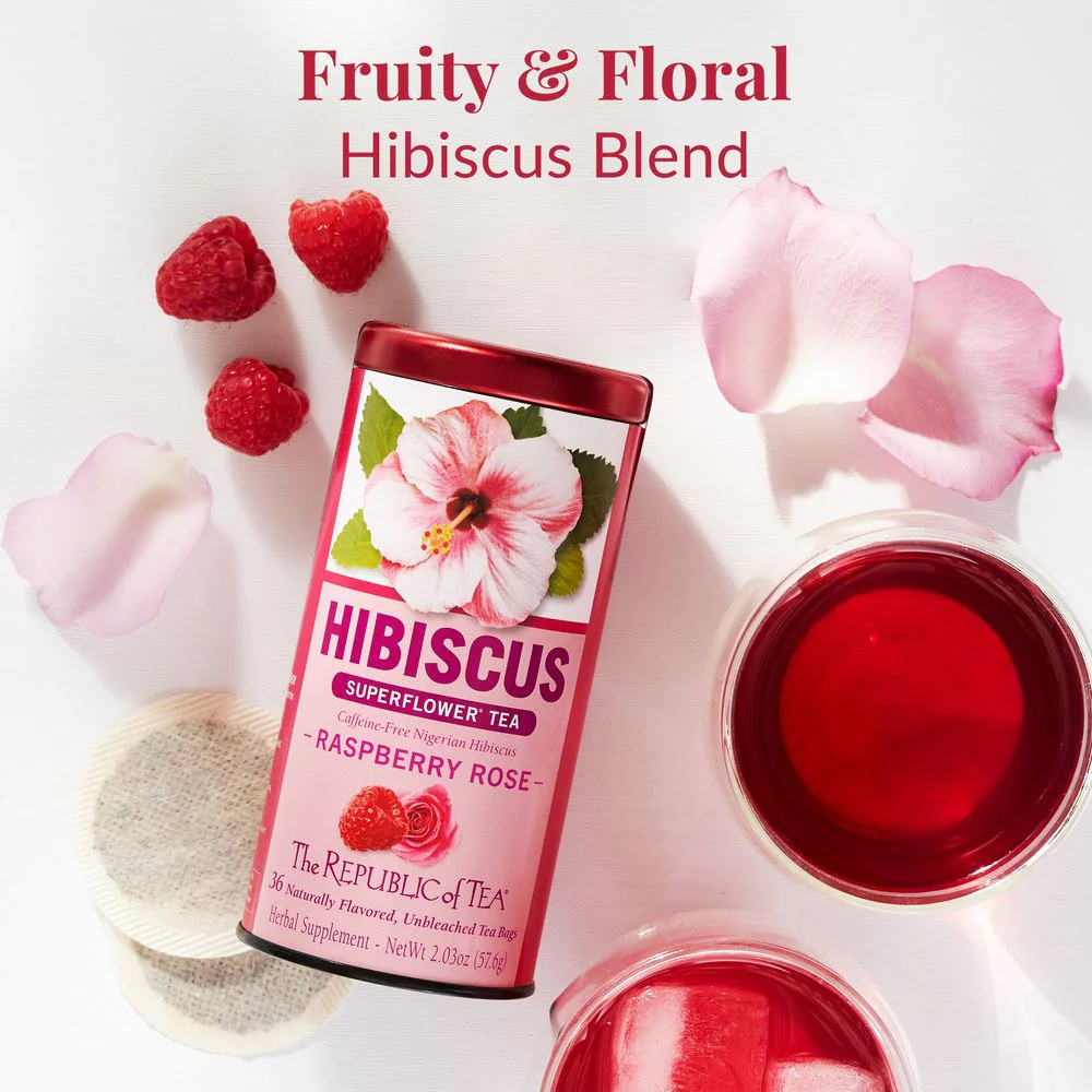 Raspberry Rose Hibiscus Tea Bags - Image 3
