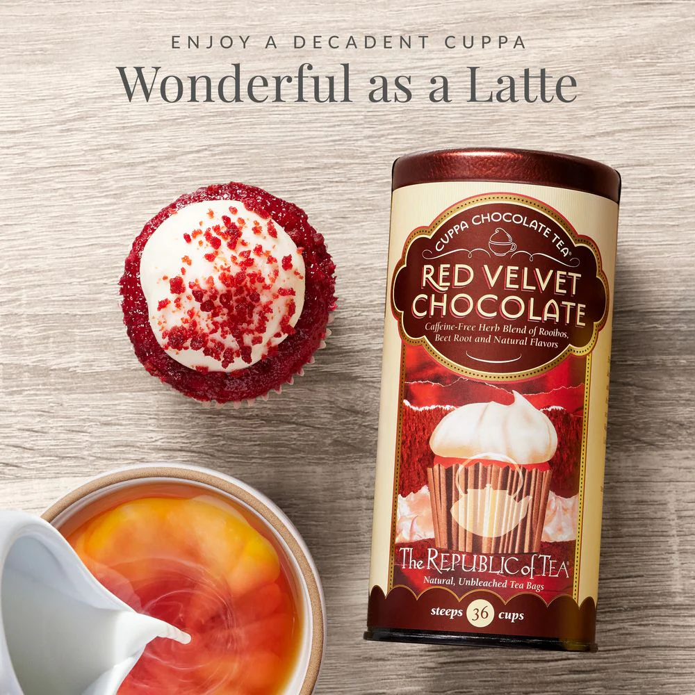 Red Velvet Cuppa Chocolate Tea Bags - Image 3