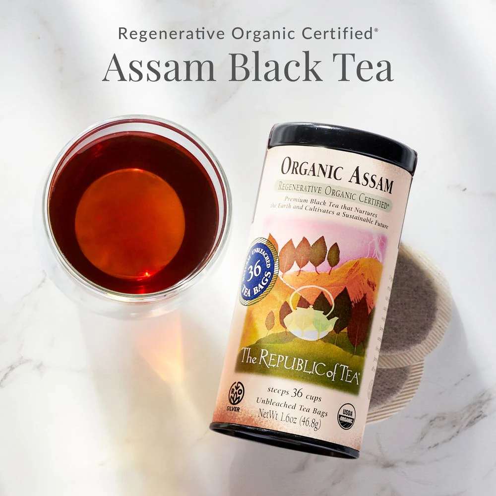 Regenerative Organic Certified® Assam Black Tea Bags - Image 3