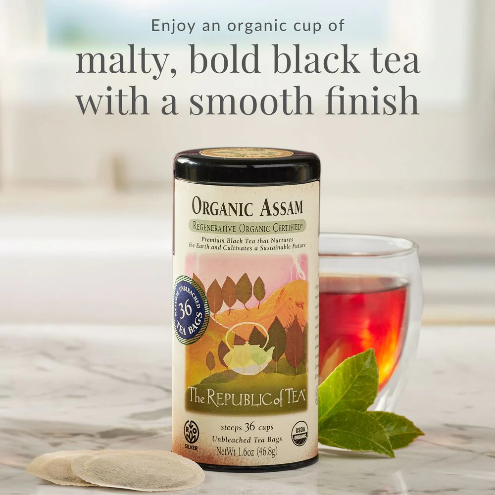 Regenerative Organic Certified® Assam Black Tea Bags - Image 5
